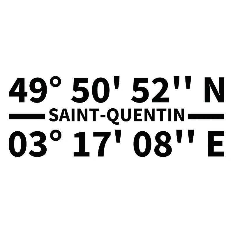 Saint-Quentin coordinates