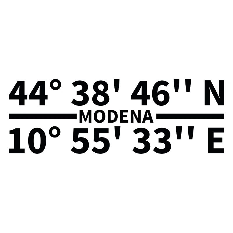 Modena coordinates