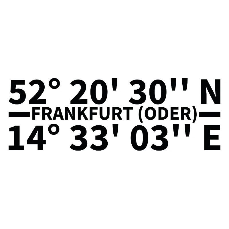 Frankfurt (Oder) Koordinaten