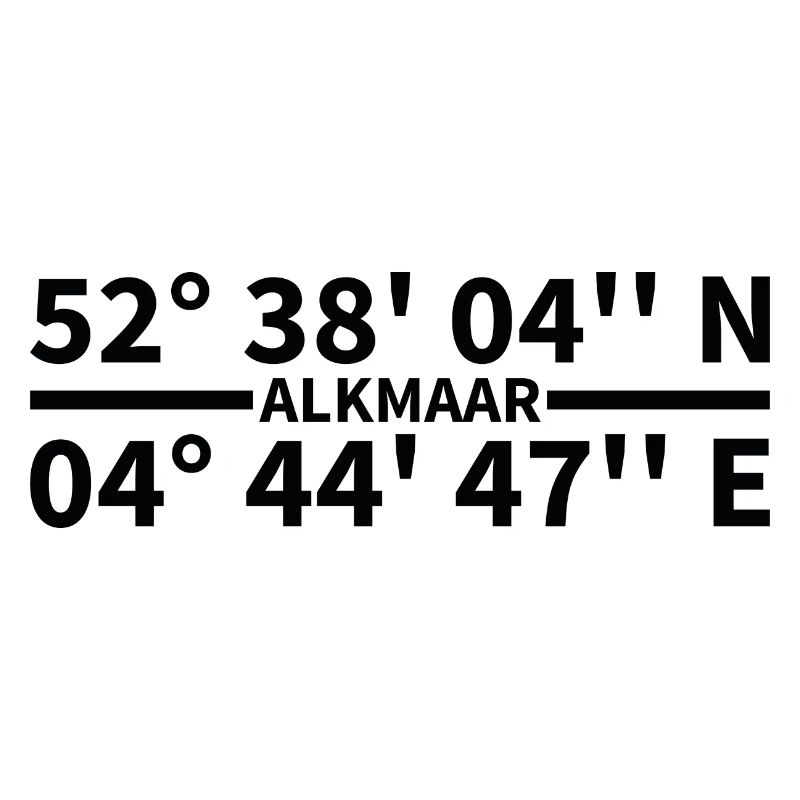 Alkmaar coordinates