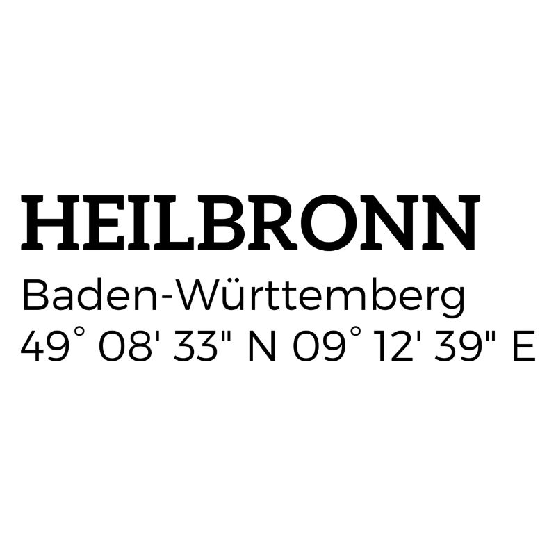 Heilbronn Baden-Württemberg coordinates