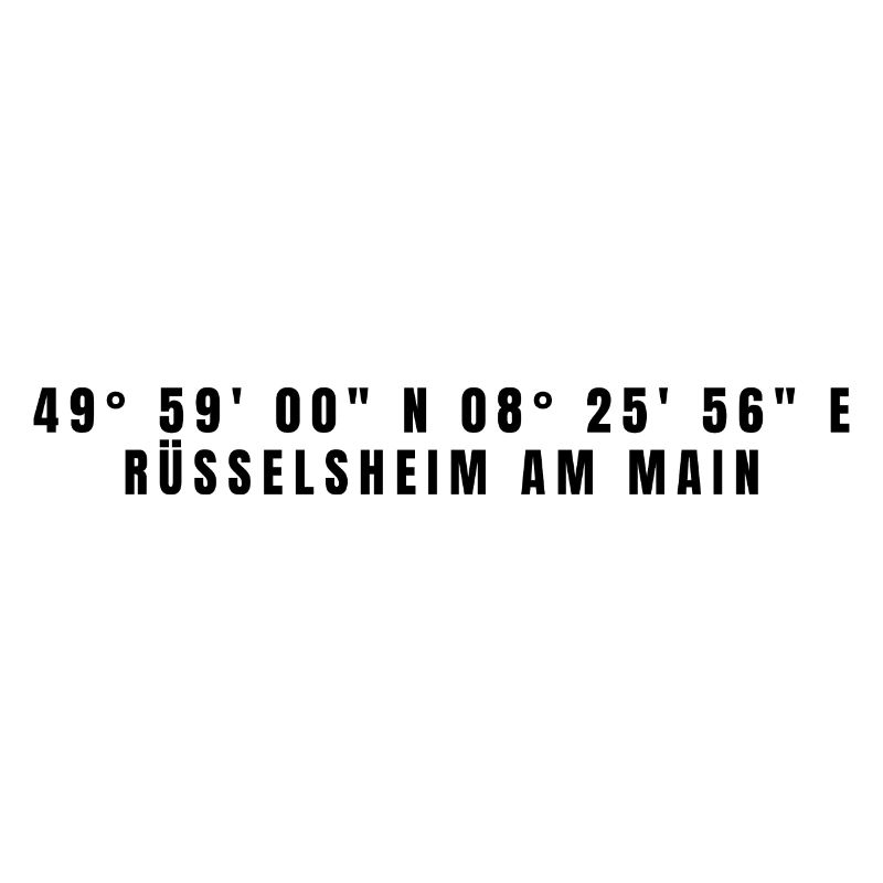 Rüsselsheim am Main Hesse Coordinates