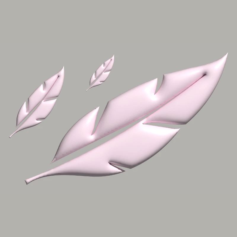 PINK FEATHERS FALLING