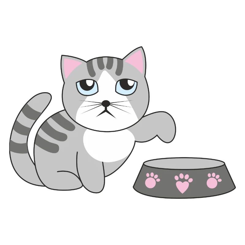 Hungrige Katze