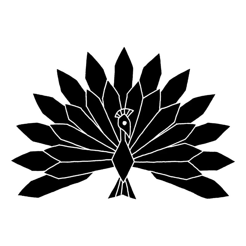 Der schwarze Pfau