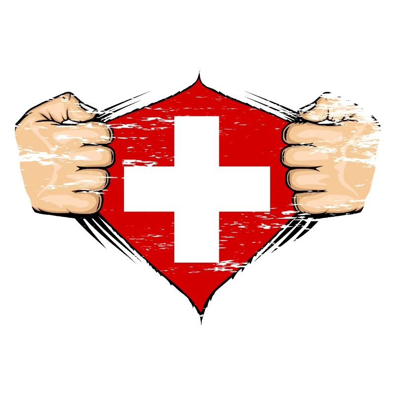 Drapeau suisse utilisé