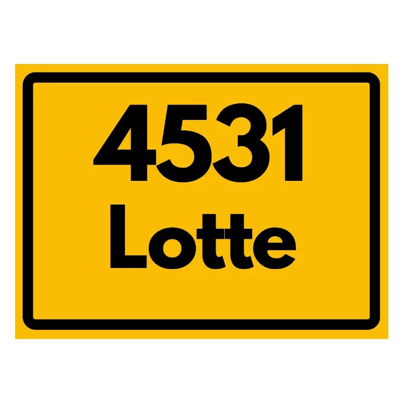 OLD POSTCODE POSTCODE RETRO 4531 LOTTE HEIMATSTOLZ