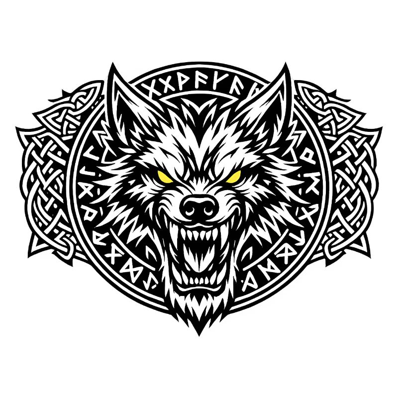 Fenrir-Wolf-Wikinger