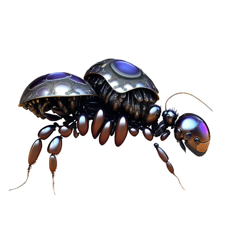 Dicker Roboter Kaefer