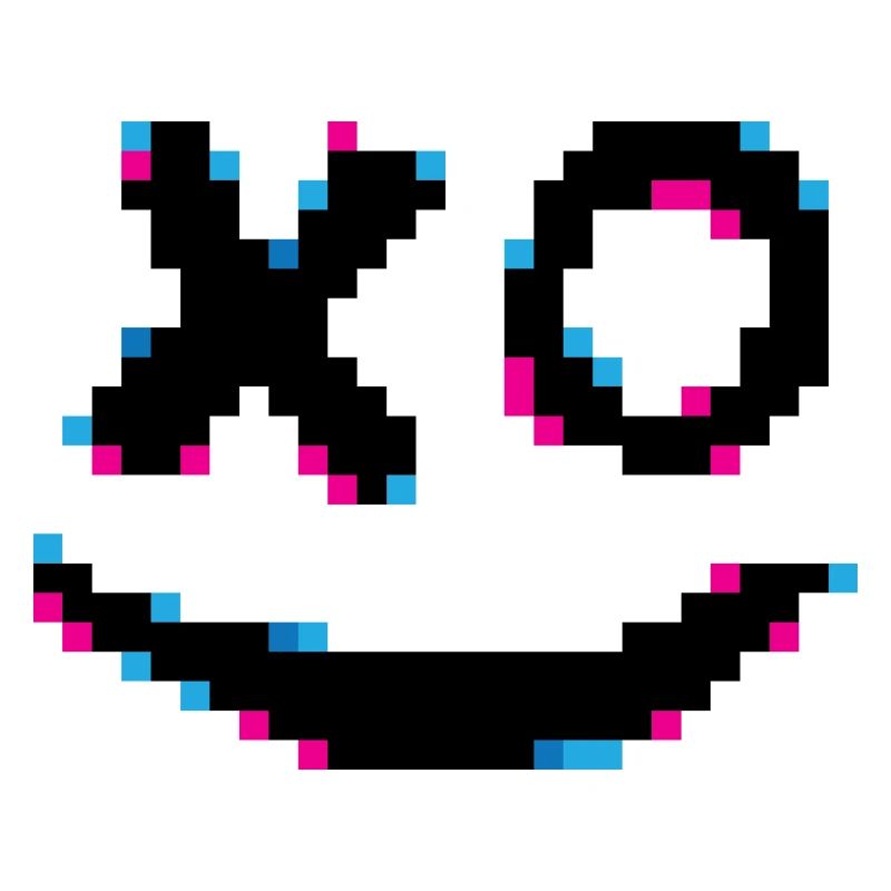 Neon-Pixel-Konfetti