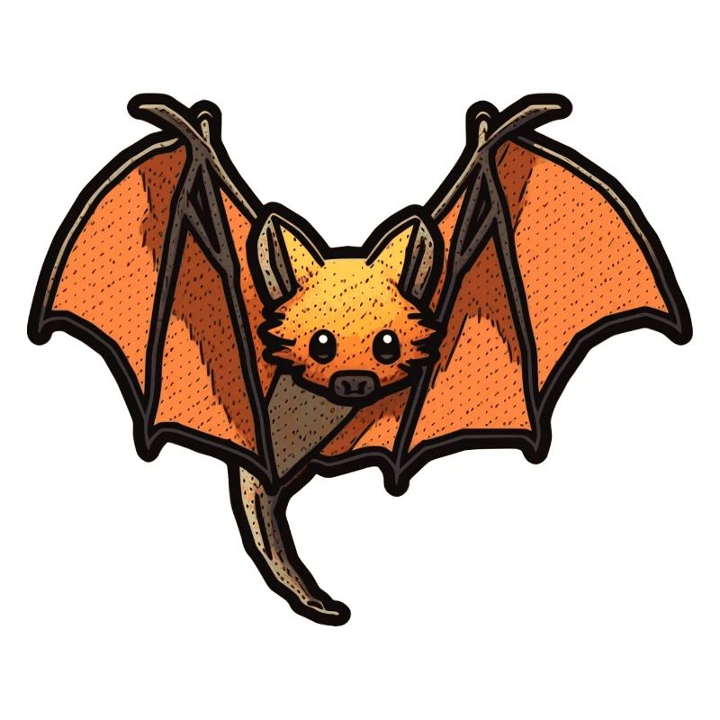 Flying fox or flying fox with wings