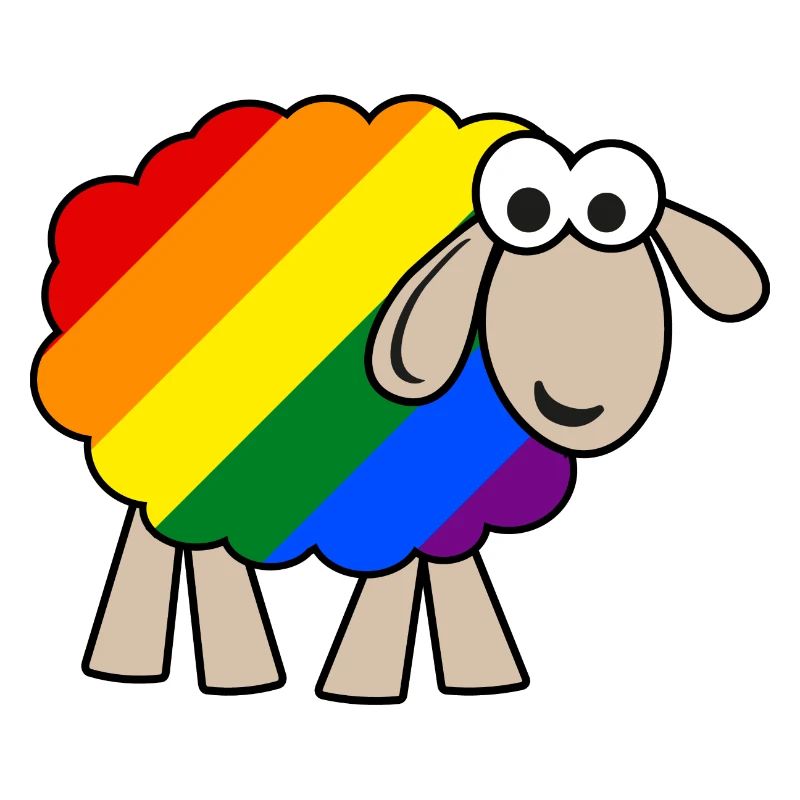 Regenbogen Schaf