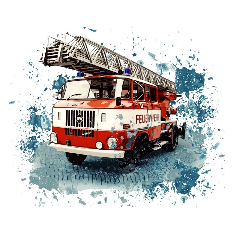 IFA W50 Fire Brigade Turntable Ladder