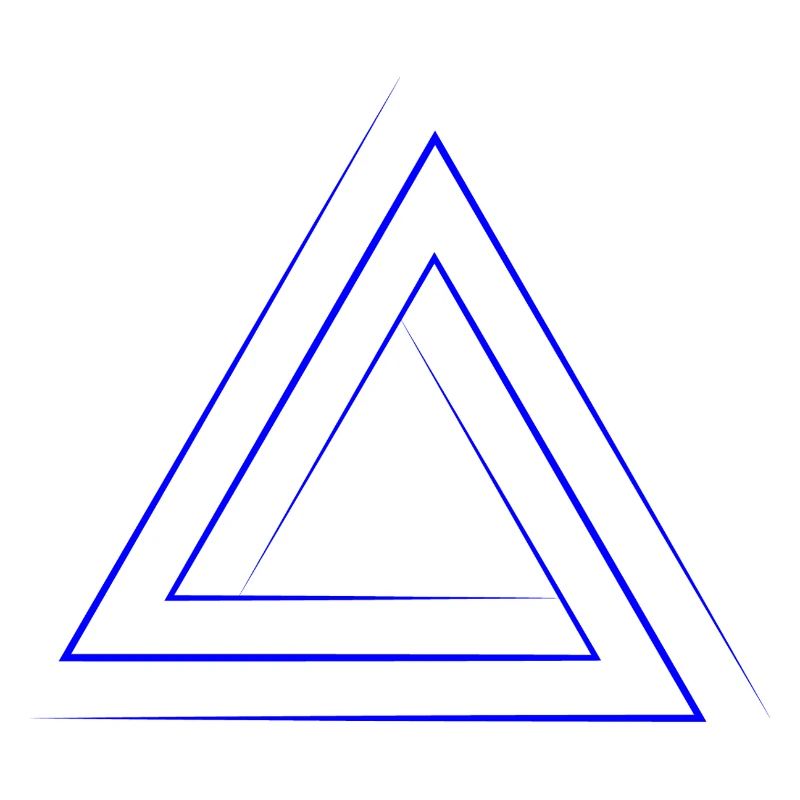 Geometric triangular nesting