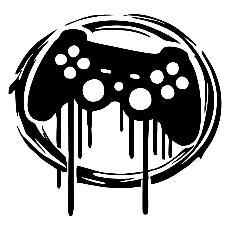 Gaming Controller Circle Pattern