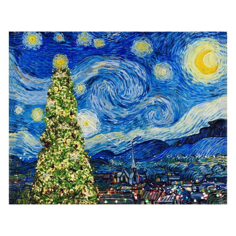 Van Gough Starry Night - Christmas Tree Trending