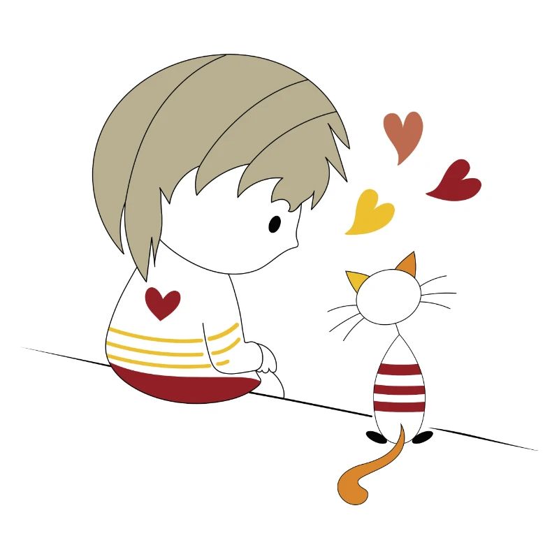 Loris & Sissi sitzendes Herz