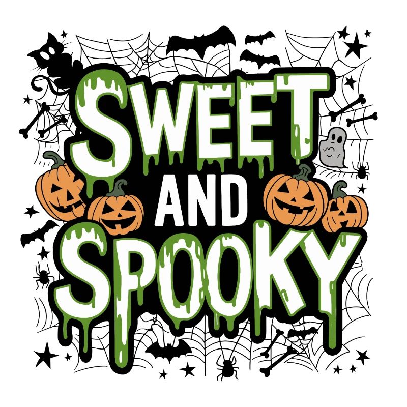 Doux et effrayant Doux dicton d’Halloween