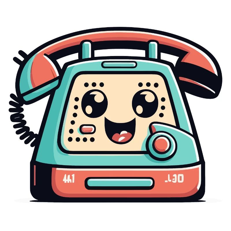 Wählscheibentelefon Retro