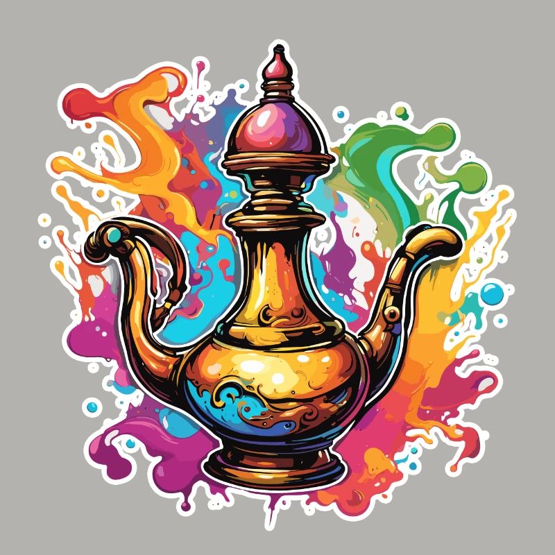 Magic Lamp / Wishes /Orient / Miracle / Genius