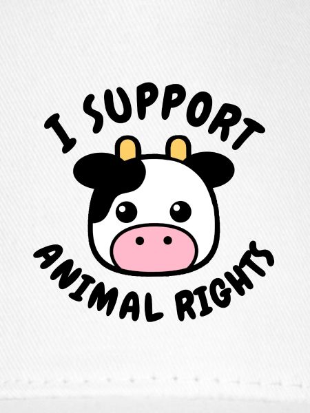 I Support Animal Rights Cow