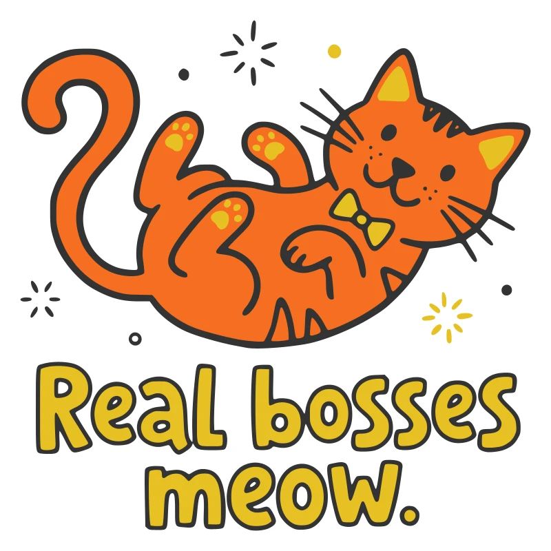 Echte Bosse miauen Katze