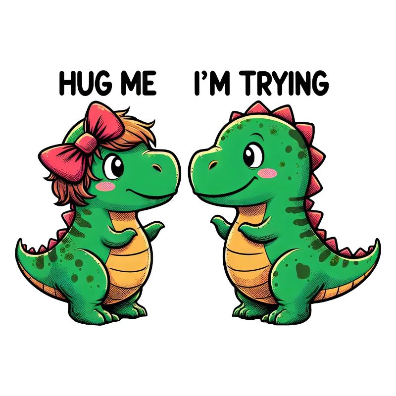 Cute T-Rex Dinos - Squeeze Me! -Fun