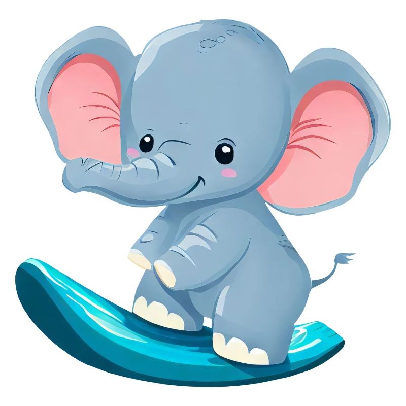 Surfer Elephant, Conception animale aventureuse