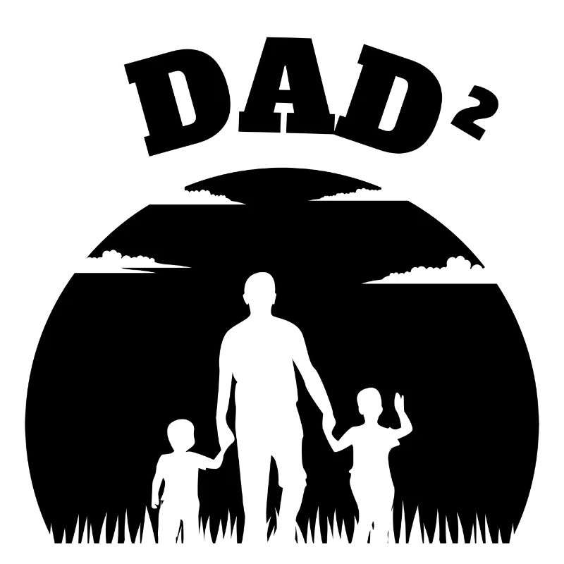 Dad² 2 Sons Black