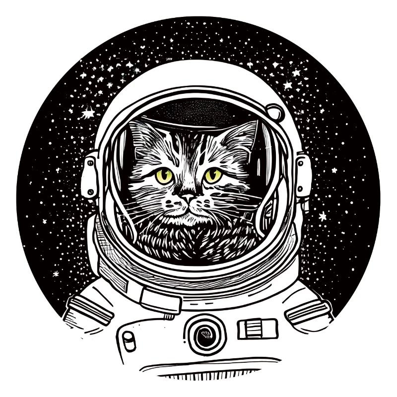 Cosmonaut cat