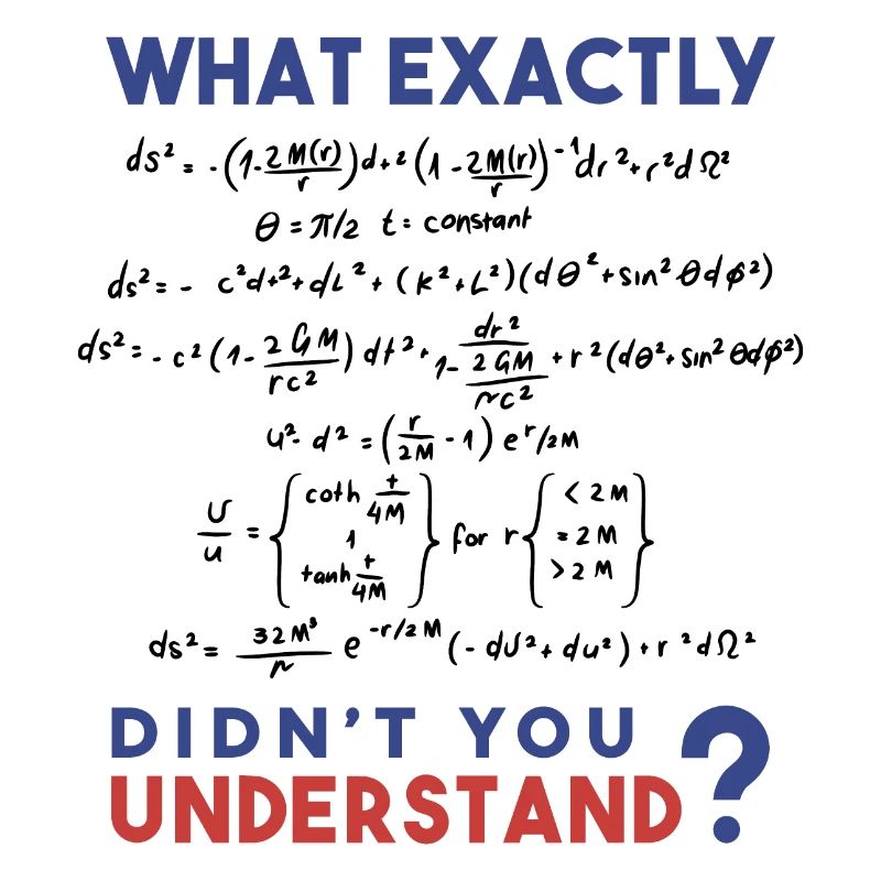 Blague de formule de physique