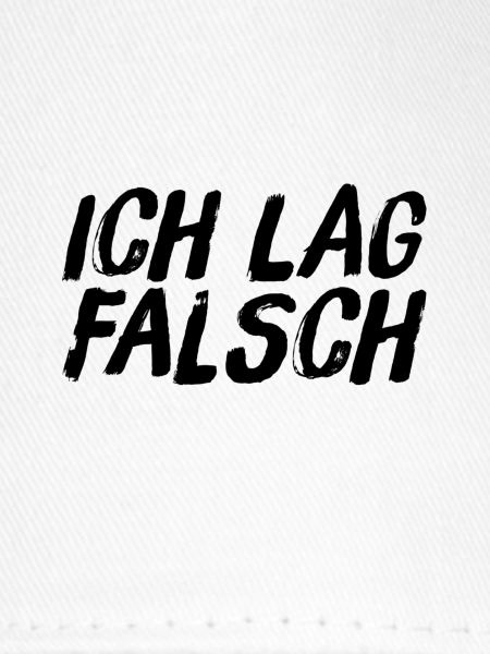 da lag ich falsch