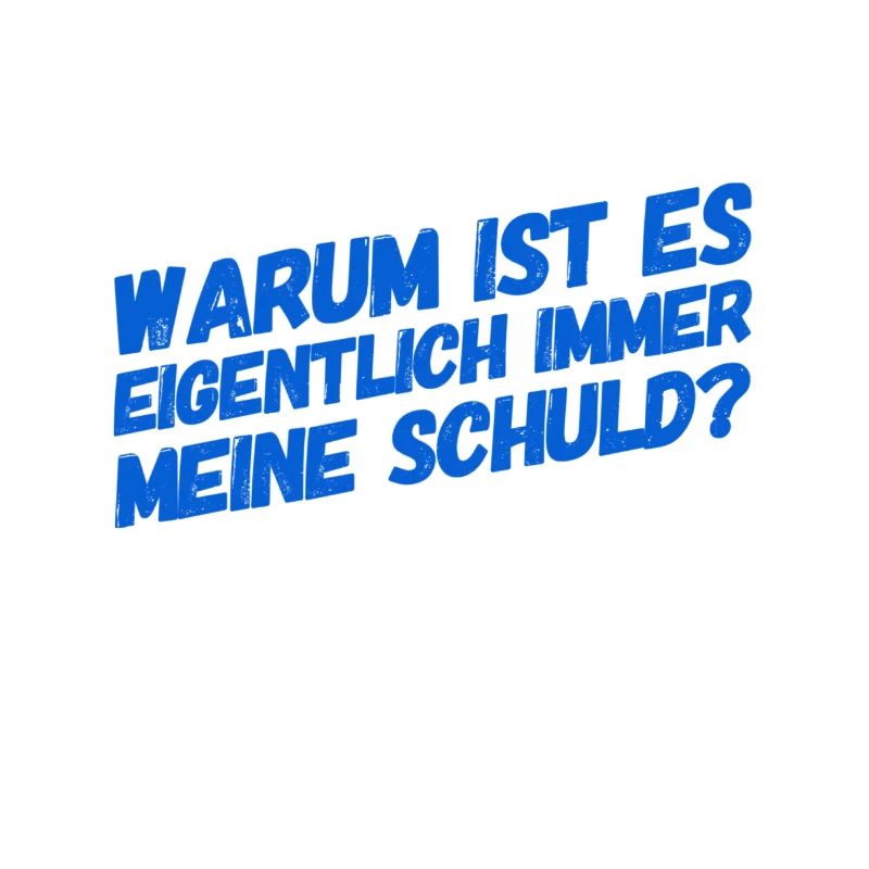vor dir steht der Sündenbock