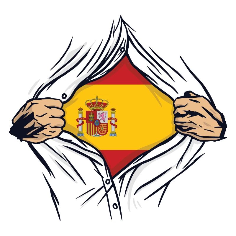 spanish flag proud spain