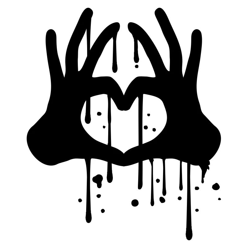 drops graffiti spray color 2 haende paar team ha