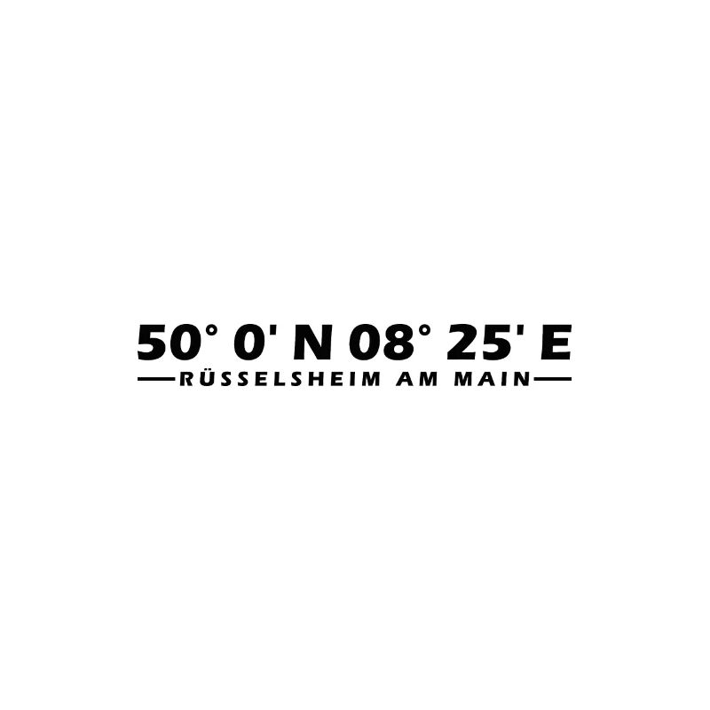 Rüsselsheim am Main coordinates