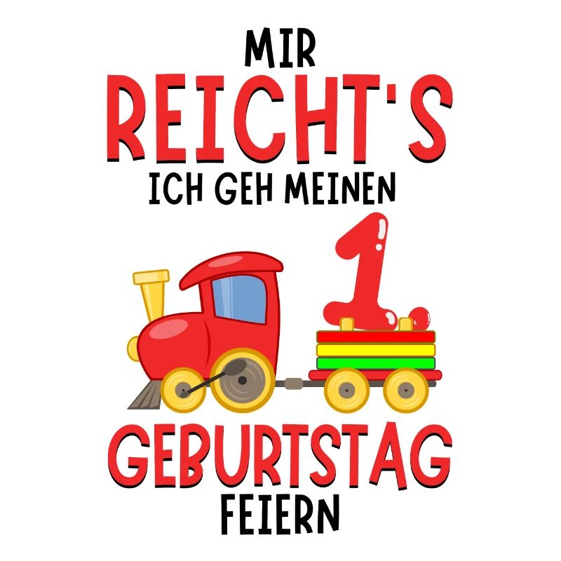 1. Geburtstag Geburtstagsgeschenk mit Eisenbahn