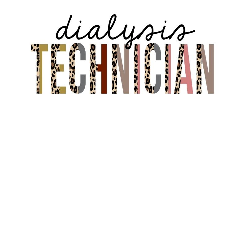 Technicien en dialyse Leopard Print Drôle