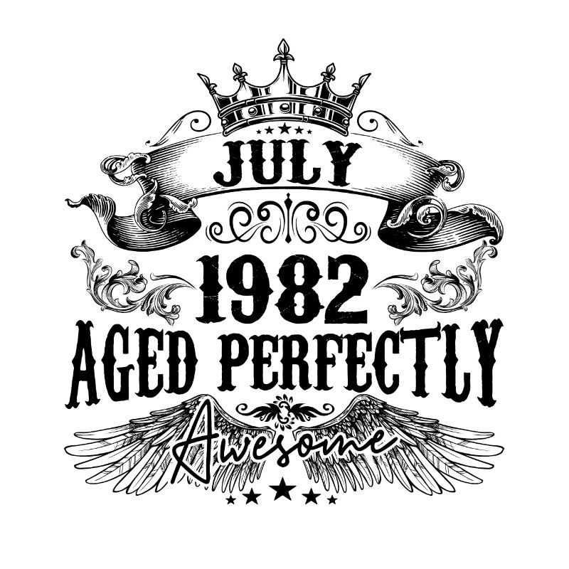 1982 | Juli Aged Perfectly 1982 Geburtstagsgeschenk