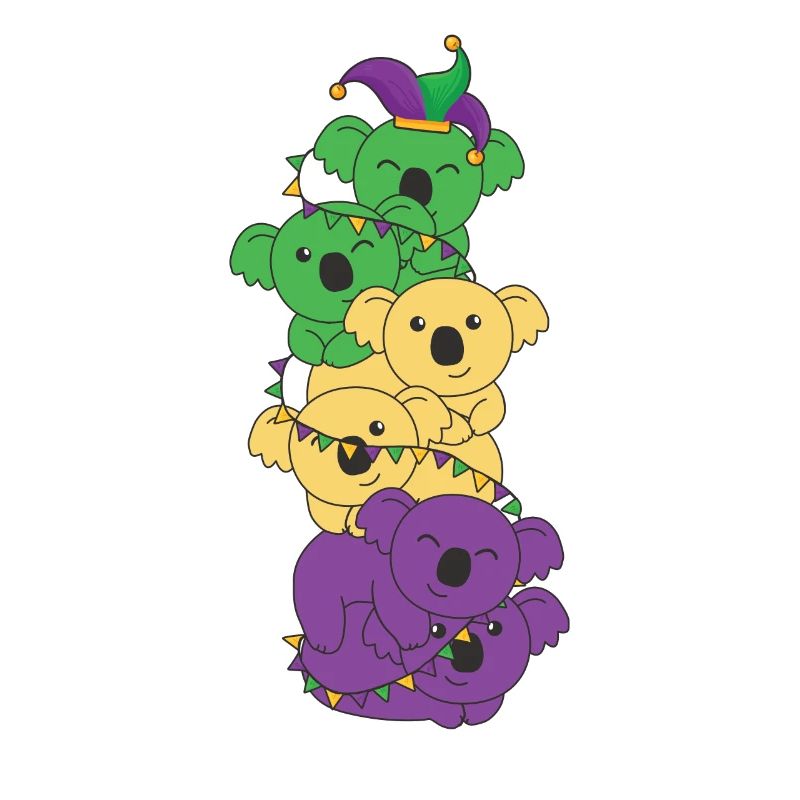 let the shenanigans begin Mardi Gras Koala Tower