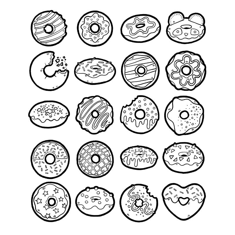 Donut Doodles Doughnut Sprinkle Candy