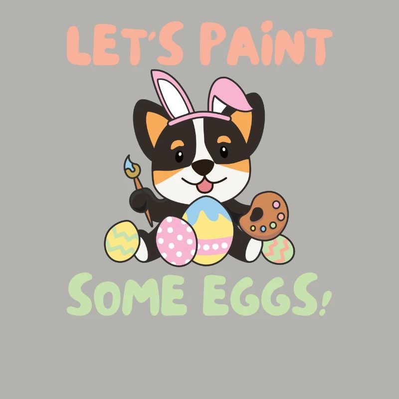 cute dogs for Easter Corgi