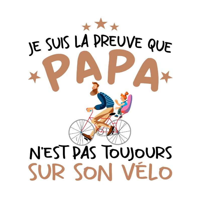 Papa cycliste cyclisme Bébé Nourrisson Naissance