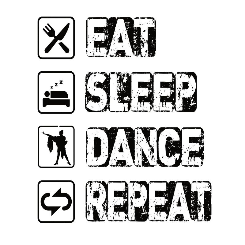 Manger Sommeil Danse Répéter