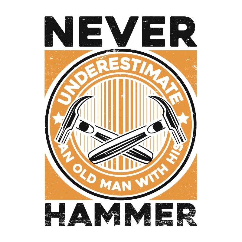 Never Underestimate Old Man With His Hammer