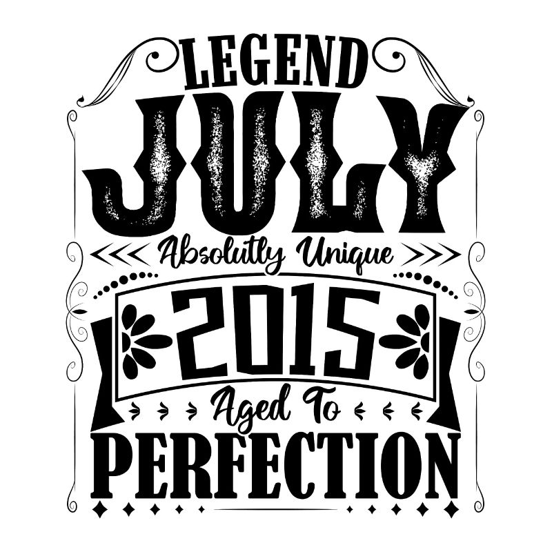 Juli 2015. Geburtstagsgeschenk Juli 2015.