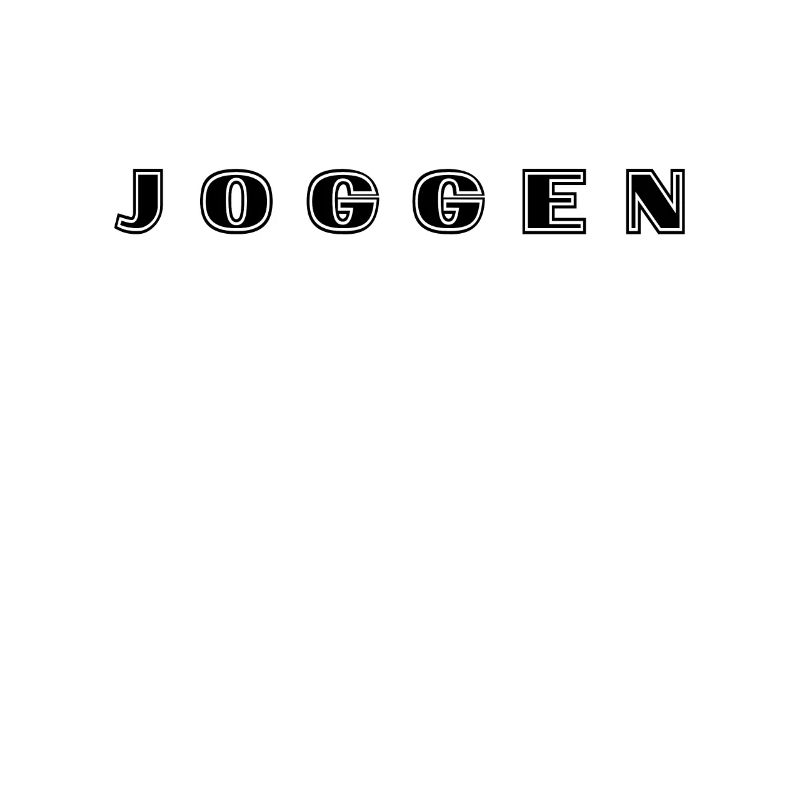 Lettrage de jogging