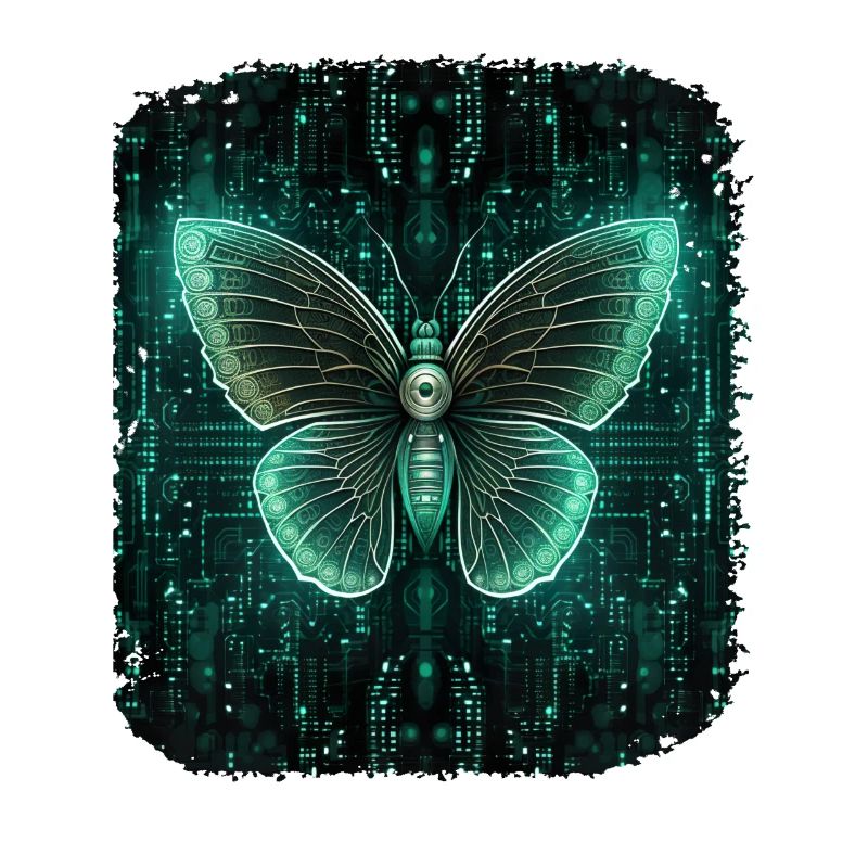 Programmierung PC Programm Code Schmetterling