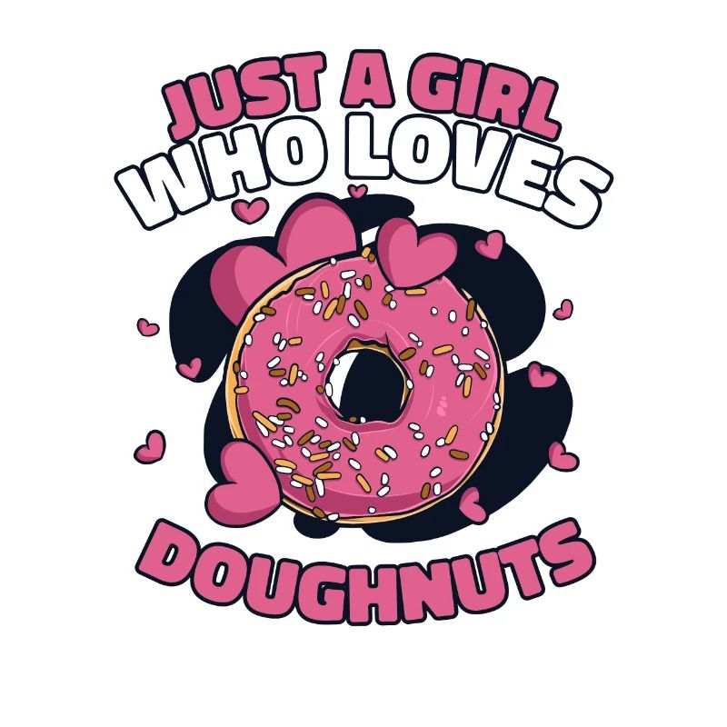 Mädchen, Das Donuts liebt Donuts Maker Glasiert