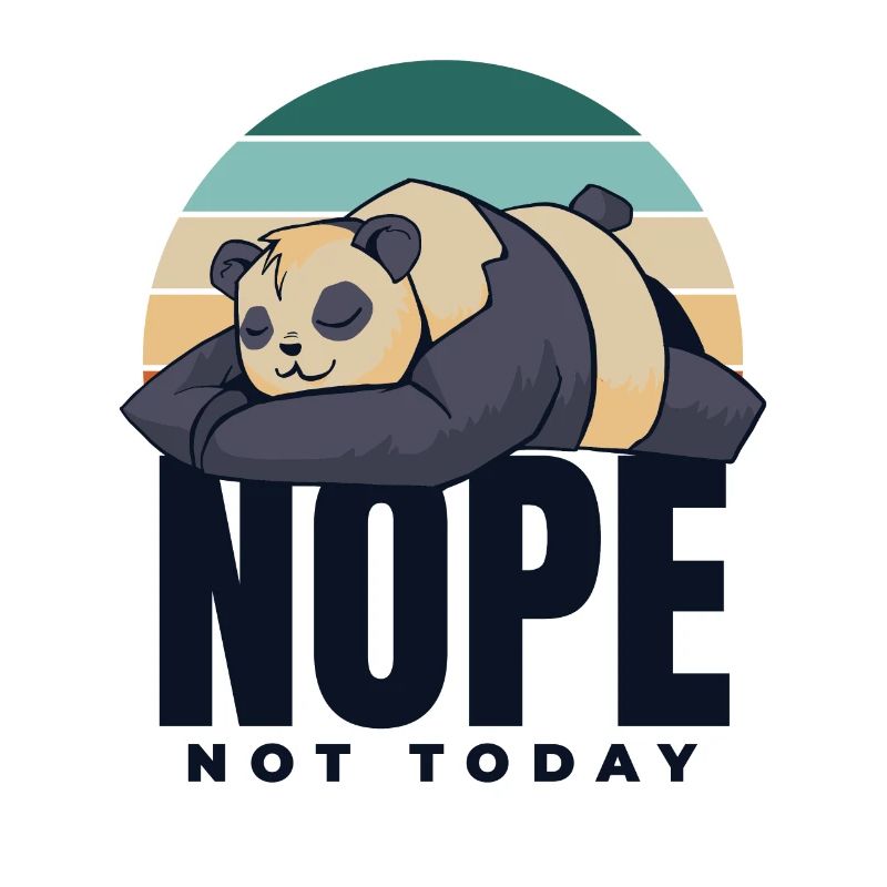 Non, pas aujourd’hui, Panda, Ours, Ami, Amant, Panda géant